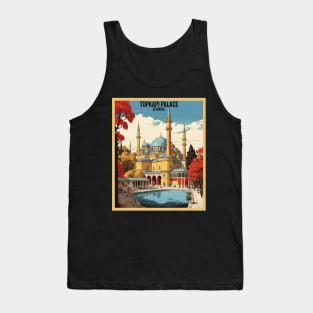 Topkapi Palace Turkey Vintage Retro Travel Tourism Tank Top